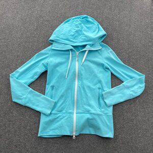 Lululemon In Stride Jacket Womens Size 6‎ Blue Crossfit Gym Running Casual